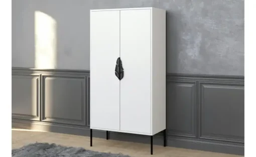 Highboard Merlin | Weiß, Schwarz | Möbel Höffner