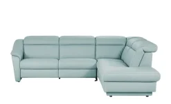 himolla Ecksofa Leder 9707 | Hellblau, rechts | Höffner