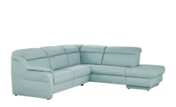 himolla Ecksofa Leder 9707 | Hellblau, rechts | Höffner