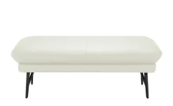 himolla Lederhocker 1928 | Creme | Möbel Höffner