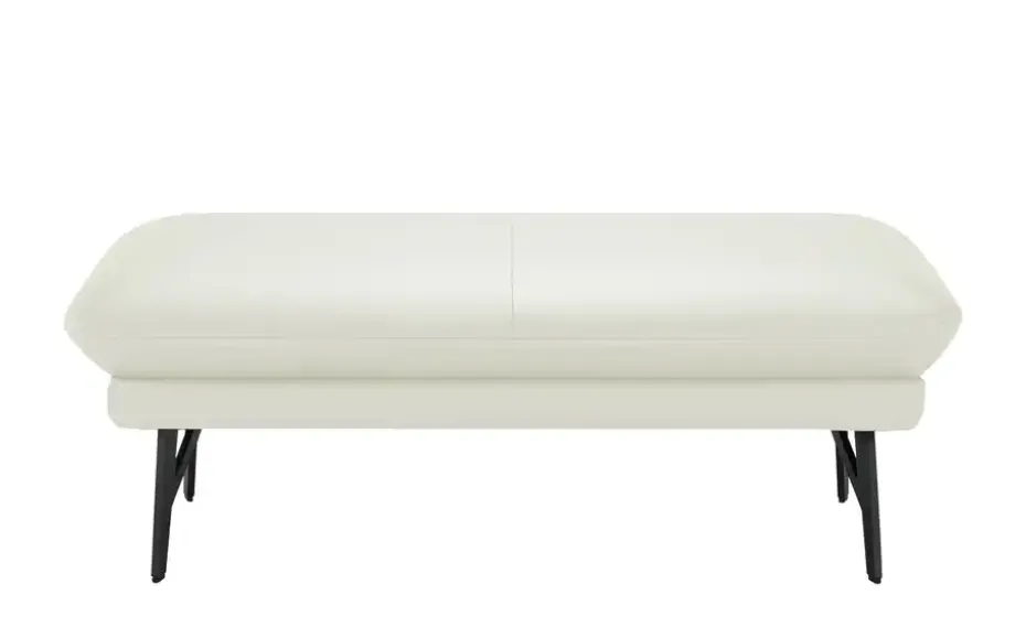 himolla Lederhocker 1928 | Creme | Möbel Höffner