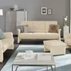 himolla Ledersofa 6001 | Beige | Möbel Höffner