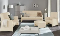 himolla Vorziehsofa aus Echtleder 6001 | Beige