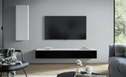 Hänge-TV-Lowboard Stream Premium | Weiß, matt | Höffner