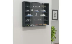 Hängevitrine Agisa | Anthrazit | Möbel Höffner