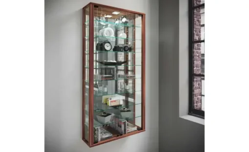 Hängevitrine Vitrosa | Nussbaum (Nachbildung), Nussbaum