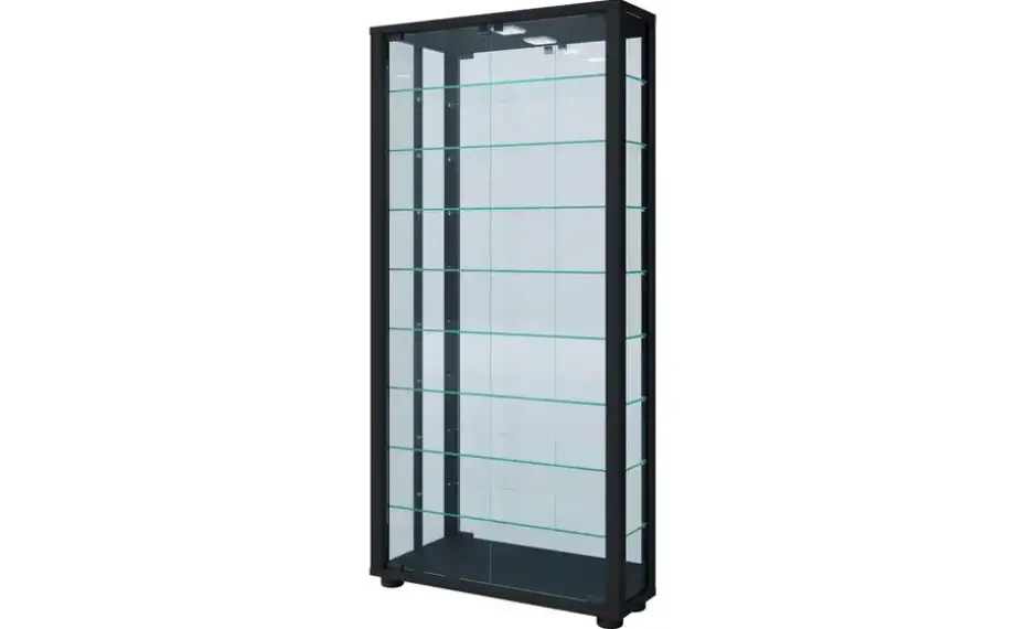 Hängevitrine Vitrosa | Schwarz | Möbel Höffner