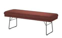 Hockerbank Step Two | Bordeauxrot, 118 cm | Höffner