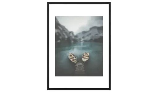 Holzbilderrahmen 50x70 cm Iceland | 50x70 cm, Schwarz