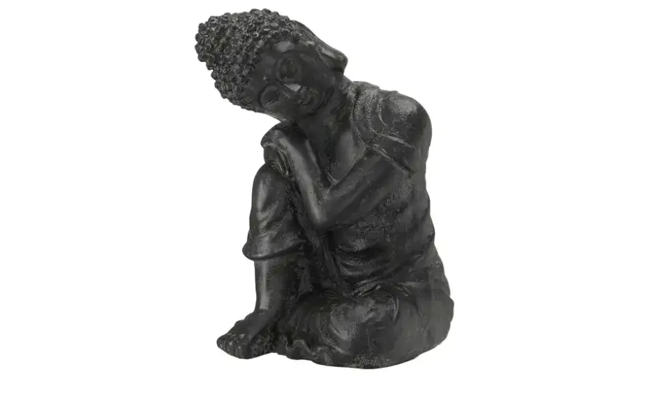 HOME STORY Deko Buddha | Schwarz | Möbel Höffner