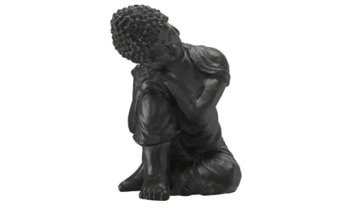 HOME STORY Deko Buddha | Schwarz | Möbel Höffner
