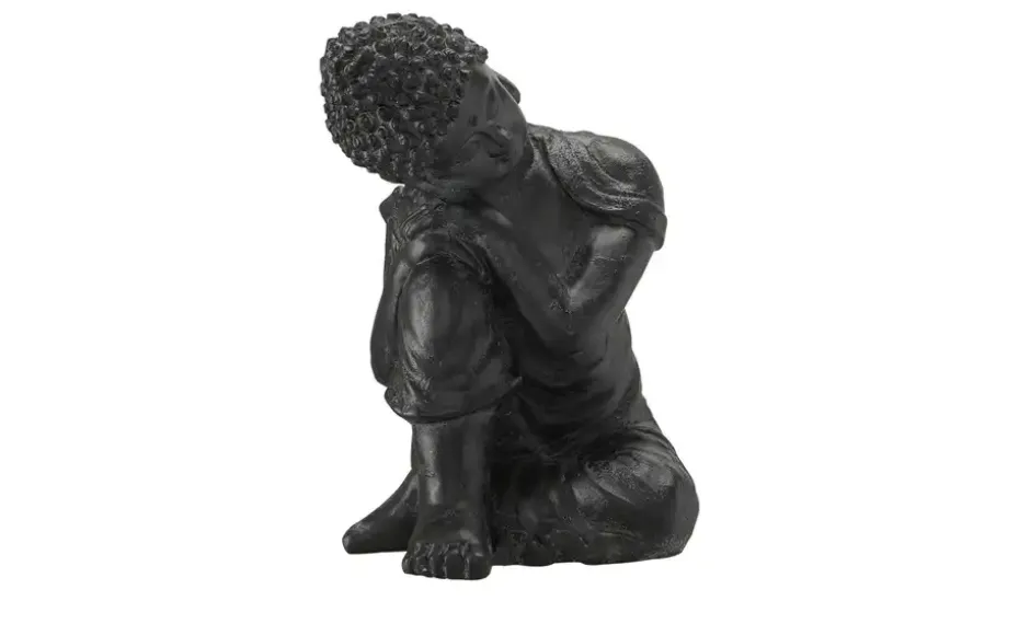 HOME STORY Deko Buddha | Schwarz | Möbel Höffner