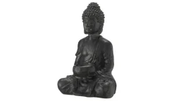 HOME STORY Deko Buddha | Schwarz | Möbel Höffner