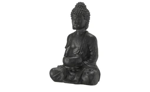 HOME STORY Deko Buddha | Schwarz | Möbel Höffner