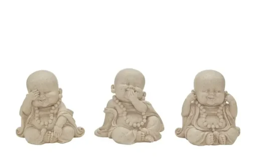 HOME STORY Figur Mönch, 3er-Set | Möbel Höffner