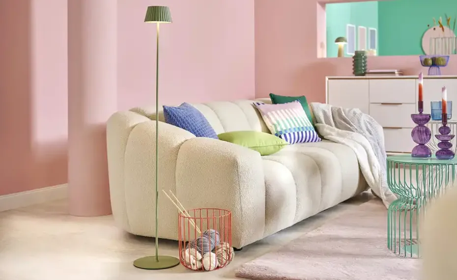 HOME STORY Metallkorb | Orange | Möbel Höffner