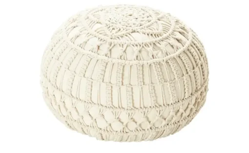 HOME STORY Pouf Macrameoptik | Möbel Höffner