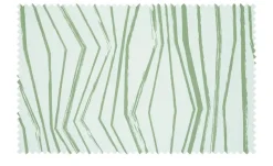 HOME STORY Satin Bettwäsche Grafik | Grün | Höffner