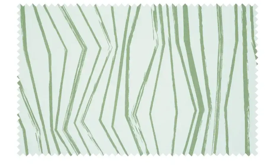 HOME STORY Satin Bettwäsche Grafik | Grün | Höffner