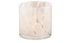 HOME STORY Teelichtglas | Rosa, transparent | Höffner