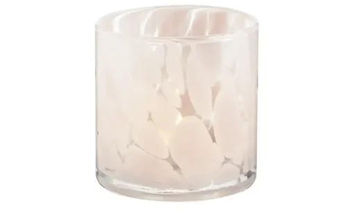 HOME STORY Teelichtglas | Rosa, transparent | Höffner