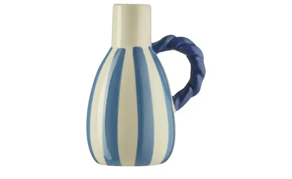 HOME STORY Vase | Blau, Creme | Möbel Höffner