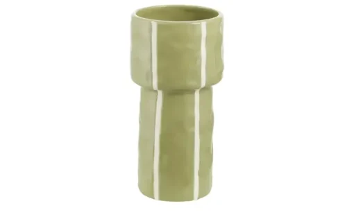 HOME STORY Vase | Grün, Weiß | Möbel Höffner