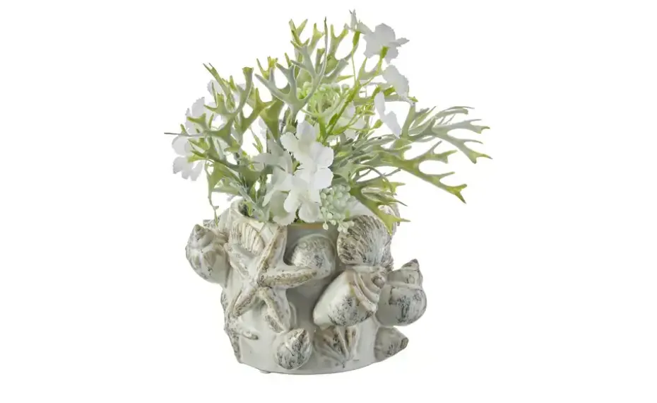 HOME STORY Vase 3D Muschel | 12 cm | Möbel Höffner