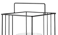 HOME STORY Windlicht mit Glaseinsatz | 24,5 cm