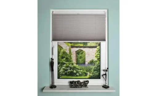 HOME Wohnideen Plisseerollo | Grau, 130 cm | Höffner