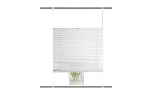 HOME Wohnideen Plisseerollo | Weiß, 130 cm | Höffner