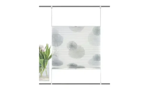HOME Wohnideen Plisseerollo | Grau, 130 cm | Höffner