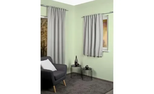 HOME Wohnideen Verdunklungsschal | Grau, 145 cm