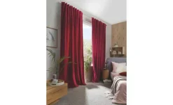 HOMEbasics Fertigschal | Bordeauxrot, 295 cm | Höffner