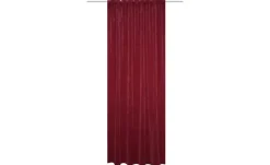 HOMEbasics Fertigschal | Bordeauxrot, 295 cm | Höffner