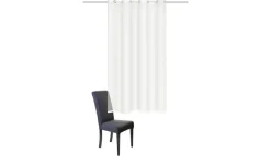 HOMEbasics Ösenschal | Weiß, 145 cm | Möbel Höffner