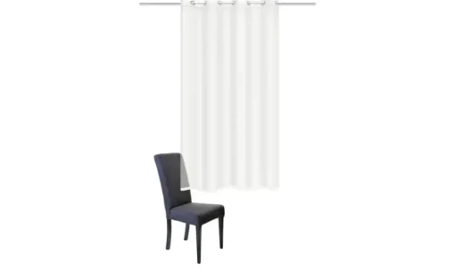 HOMEbasics Ösenschal | Weiß, 145 cm | Möbel Höffner