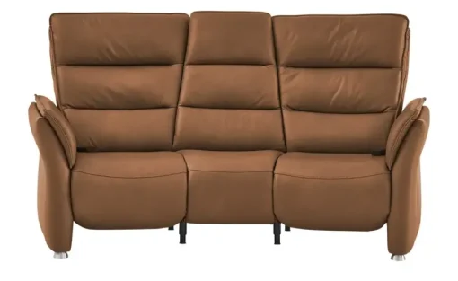 Hukla Trapezsofa Echtleder Corina | Hellbraun, Grundfunktion