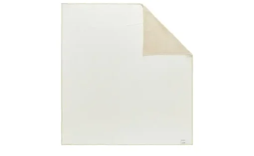 IBENA Überwurf Uni doubleface | Beige, Weiß | Höffner
