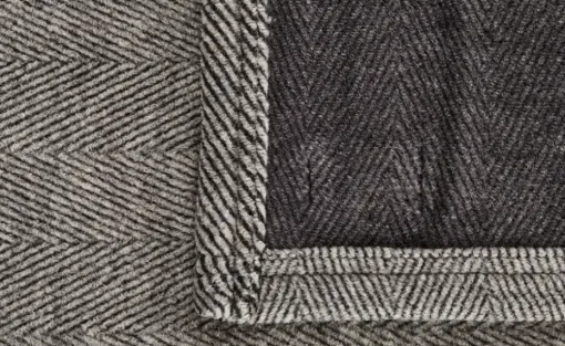 IBENA Jacquard Schlafdecke-Sorrento  Sorrento Tweed | Anthrazit, Grau