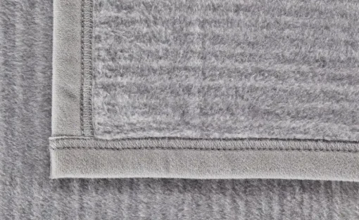 IBENA Jacquard Schlafdecke Sorrento | Anthrazit, Silbergrau, Weiß