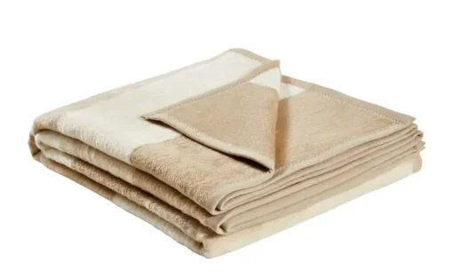 IBENA Jaquard Wohndecke Messina | Beige, Weiß | Höffner