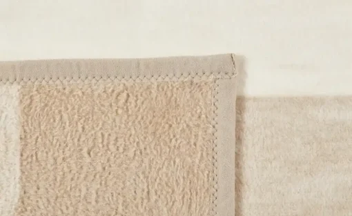 IBENA Jaquard Wohndecke Messina | Beige, Weiß | Höffner