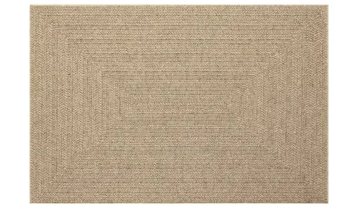In- und Outdoorteppich Kenzy | Beige, Gestreift
