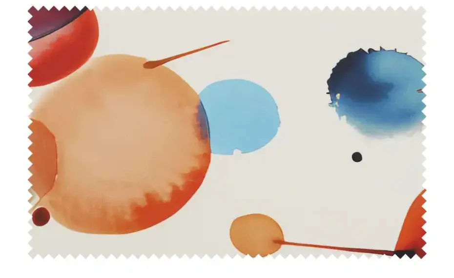 indigo Mako-Satin Bettwäsche Dots | Möbel Höffner