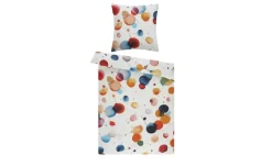 indigo Mako-Satin Bettwäsche Dots | Möbel Höffner