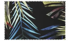 indigo Mako-Satin Bettwäsche Palm Leaves | 135x200 cm