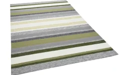 In-und Outdoor-Teppich Rosetta | Grün, Grau, 70x140 cm