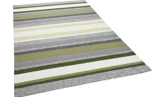 In-und Outdoor-Teppich Rosetta | Grün, Grau, 70x140 cm