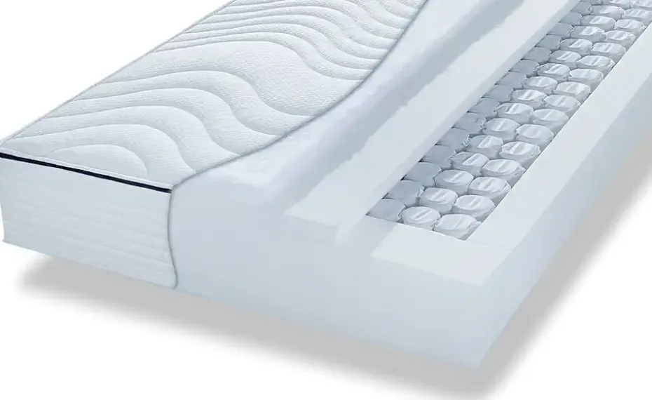 IRISETTE 7-Zonen Tonnentaschenfederkern-Matratze Irisette Fehmarn TFK 500 | H2, 90 cm